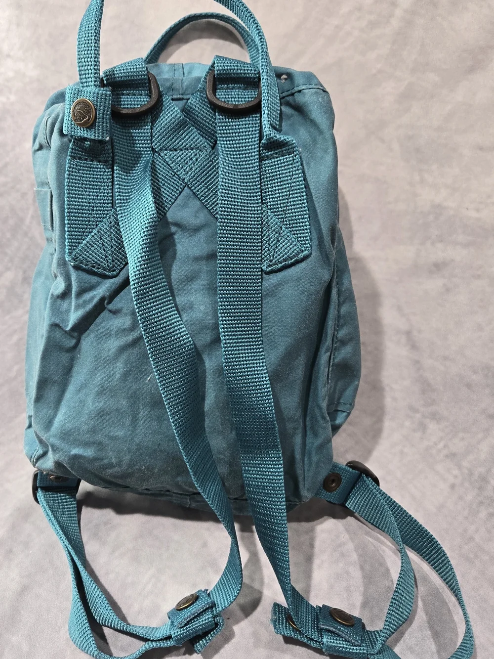 Fjallraven Kånken Mini Backpack in Teal Blue